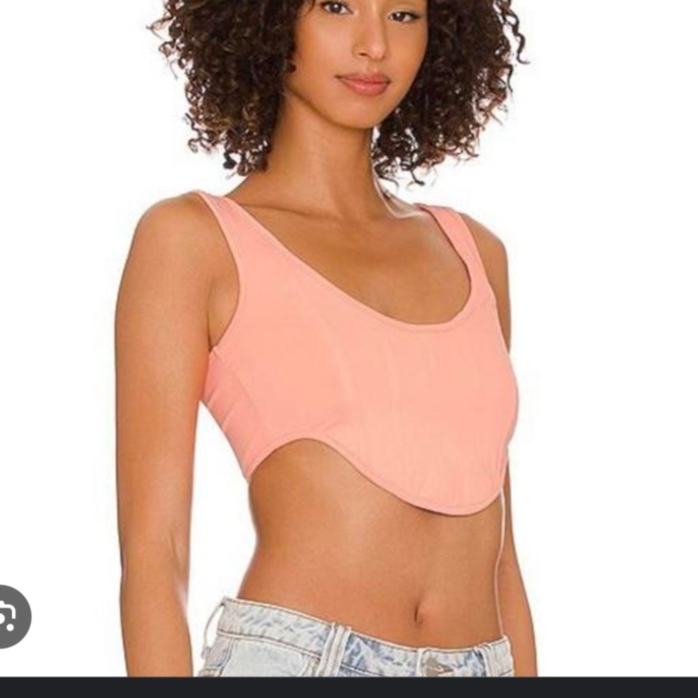 By dyln pink corset NWT